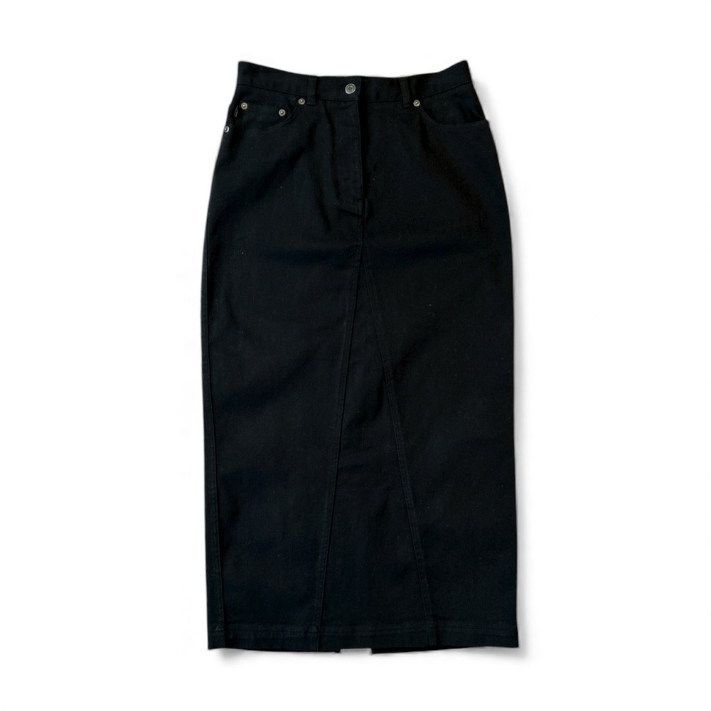 Lauren Jeans Co Women’s black denim skirt Size 8